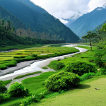 **

"A serene view of Royal Manas National Park in Bhutan, showcasing diverse bird species and lush greenery, fully clothed park rangers in the background, appropriate attire, safe for work, perfect anatomy, natural proportions, professional landscape photography, high quality, family-friendly."

**