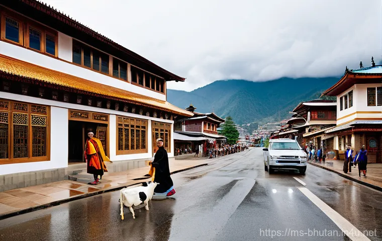 부탄 여행 중 주의할 교통 규칙 - **Prompt 1: Serene Mountain Drive in Bhutan**
"A majestic wide shot of a winding asphalt road cu... 부탄 여행 중 주의할 교통 규칙 - **Prompt 1: Serene Mountain Drive in Bhutan**
"A majestic wide shot of a winding asphalt road cu...